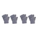 thumbnail image 3 of Minnieouse 1 par de guantes sin dedos tejido artesanal guante de medio dedo mujeres hombres cómodo tejido calentador de manos para exteriores gris claro gris claro 2piezas Minnieouse CBP338823, 3 of 5