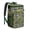 Dark-green-40, variant on Tropical Flower and Leaves Print Cooler Backpack, Insulated Leakproof Lunch Bag with Artistic Botanical Design, Perfect for Women, Hiking, Office
