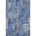 thumbnail image 2 of Addison Rugs Mayfield Washable Transitional Novelty Blue Rectangle Rug, 9' x 12', 2 of 6