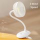 thumbnail image 5 of leyfeng Clip Fan Cochecito Ventiladores 3 Engranajes Velocidad Mini Portátil Flexible Bendable USB Recargable Con Batería, 5 of 8