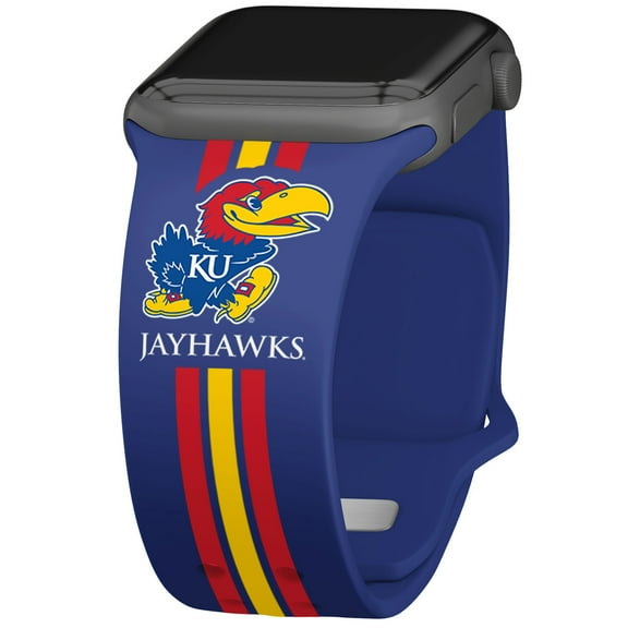 Kansas Jayhawks Silicone Apple Watch Band