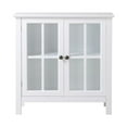 thumbnail image 5 of OS Home and Office, Model 22600 Deluxe Glass Door Accent and Display Cabinet, Finsihhed smooth White, 5 of 5