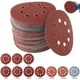 thumbnail image 2 of Discos de lijado Herramientas de pulido 100 piezas Disco Papel de lija rojo 8 agujeros Papel de lija redondo Herramientas de pulido para piedra de madera de metal Anggrek Otros, 2 of 7