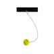 thumbnail image 3 of Bola de de muñeca, juguete de bola de pulsera, cuerda elástica, juguete interactivo, bola de pulsera de muñeca, pelota que rebota para niños Amarillo, 3 of 9