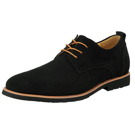 iLoveSIA Men's Leather Suede Oxfords Shoe