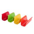 thumbnail image 1 of Mainstays 4 Piece Slide-Together Taco Holder Set, Red, Green, Yellow and Orange, 1 of 9