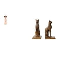 thumbnail image 1 of Estatua de muñeca de resina,Estatua de resina de niña antigua tradicional china,Artesanía Vestido Folclórico Decoración Étnica Folclórica,Figura de mesa,Estatua de gato sujetalibros para, 1 of 8