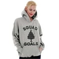 thumbnail image 4 of Squad Goals Wedding Cake Humor Unisex Plus Fleece Graphic Hoodie Brisco Brands 3X, 4 of 5