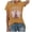 Yellow, variant on LUOGENLI Tops for Women Dressy Casual Country Country Music Shirt for Women Vintage Tennessee Graphic Tshirts Western Short Sleeve Tee Tops Red Size L