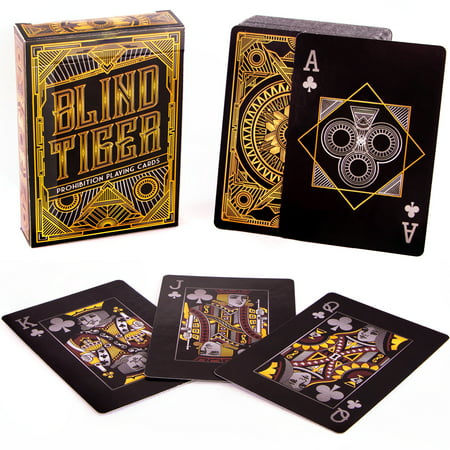 Blind Tiger Prohibition Themed Custom Deck of Standard Playing (Best Custom Playing Cards)