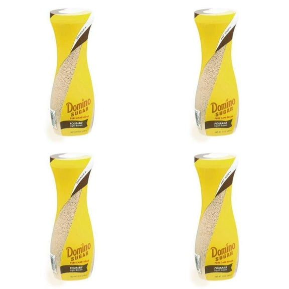 Domino Sugar Pourable Light Brown Pack of 4