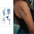 thumbnail image 1 of 4pcs tatuajes impermeable cuerpo tatuaje pegatina flor tatuaje pegatina para hombres mujeres Hugtrwg Para estrenar, 1 of 9