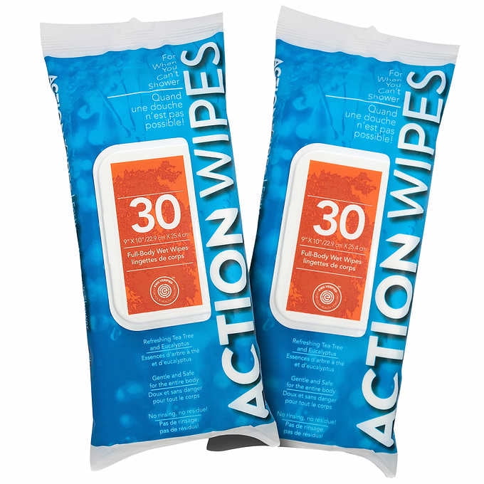 Action Wipes® Body Wipes, 2-pack | Walmart Canada
