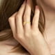 thumbnail image 3 of Anillo hueco de estilo para las mujeres brillantes joyas de moda de moda anillo de promesa anillo abierto, 3 of 5