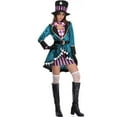thumbnail image 1 of Disfraz de mago de Alicia en el país de las maravillas, talla M-XL, para Halloween, para jugar al circo y actuar en el escenario, 1 of 1