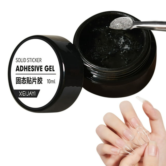 Pegamento para uñas Xihbxyly Gel sólido para uñas a presión y puntas de gel suave