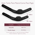 thumbnail image 2 of Cangurera Portabebé Momcozy Mochila con Asiento Bebé Negro Medio, 2 of 8