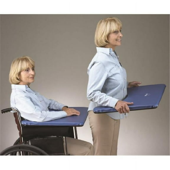 SkiL-Care SofTop Lift-Away Wheelchair Tray w/Vinyl Cover Fits 20-22" WC