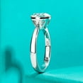 thumbnail image 4 of AnuClub Moissanite Engagement Rings 2/3CT D Color VVS1 925 Sterling Silver Moissanite Invisible Setting Wedding Promise Ring for Women with Certificate, 4 of 7