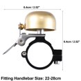 thumbnail image 3 of 2uds Metal Unique Bargains Campanas de bicicleta Tono Cobre, 3 of 6