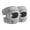 Grey, variant on NANMELX Thin Knitted Knee Stabilizers Strap Sports Knee Pad Breathable Prevents Slippage During Training or Physical Therapy