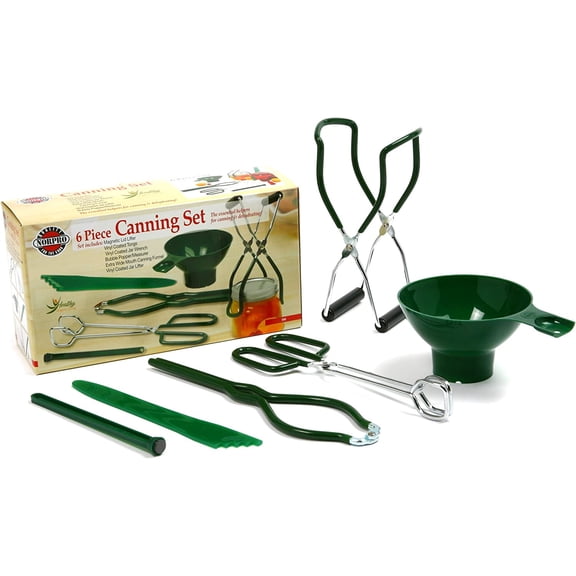 Norpro Canning Set (6 Pieces), Green