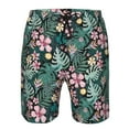 thumbnail image 3 of Salouo Rose Flowers Pattern Swim Trunks for Men,Men's Hawaiian Bathing Suit Swimsuits Quick Dry Swimming Board Shorts Beach Shorts with Pockets-XX-Large, 3 of 6