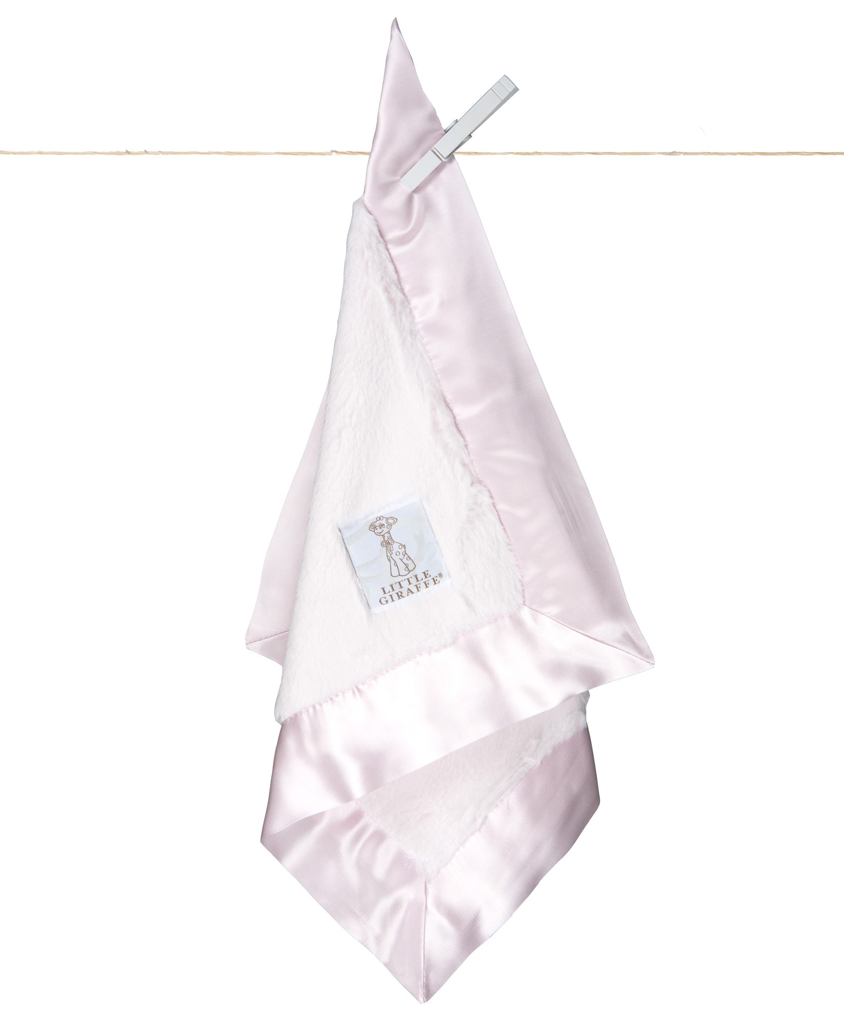 Little Giraffe Luxe Blanky Pink