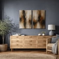 thumbnail image 2 of Canvas Print Neutral Abstract Wall Art Set of 2 Modern Decorative for Living Room Bedroom - 24"x36" x 2, 2 of 8