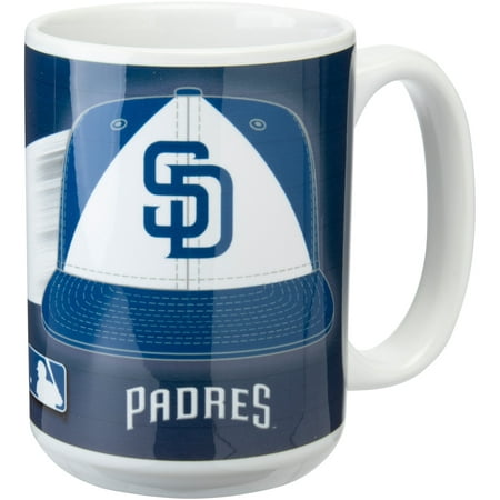 San Diego Padres 15oz. Team 3D Graphic Mug - No