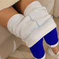 thumbnail image 6 of YDFCWXW Women's Soft Cloud Fleece Leggings Slim Casual Warm Winter Solid Pants (Blue, M), 6 of 9