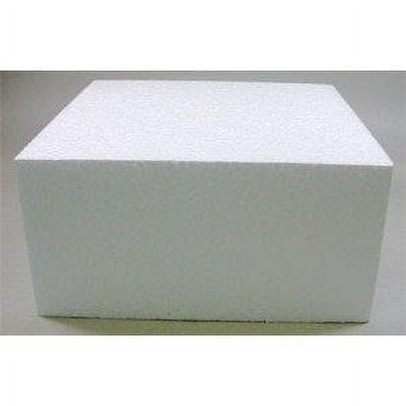 Golda's Kitchen Square Cake Dummy - 6"  4" H