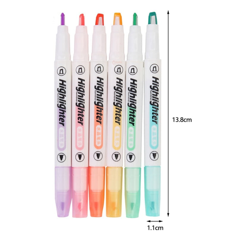 Wholesale Kawaii Double Tip Highlighter Pen Marker Set 5 Candy Colors For  Manga, Midliner, Pastel, And Stationery 230503 From Kuo10, $8.2