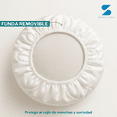thumbnail image 3 of Cojín Para Cama de Masajes Cilíndrico Blanco + Funda Removible Blanca – Stefano Zanni, 3 of 8