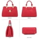 thumbnail image 4 of Bolso Dasein, cartera con asa en la parte superior, bolso de mano, piel vegana roja, 4 of 6