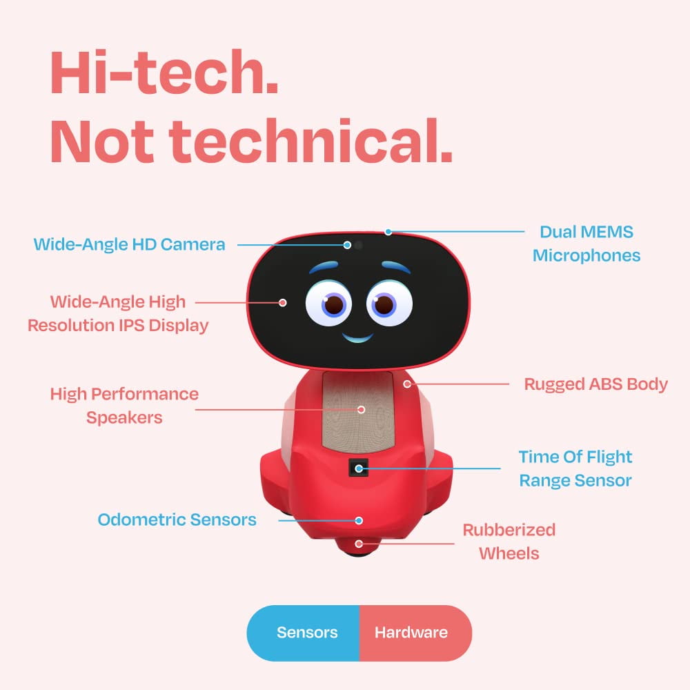 Miko 3 AI-Powered Smart Robot Toy, STEM Learning, Voice & App
