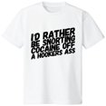 thumbnail image 1 of Men's T-shirt Funny Cocaine Hooker T-Shirt,Made of 100% cotton,High-quality print,Soft and comfortable to the touch ,High-quality print,Soft and comfortable,, 1 of 6