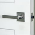 thumbnail image 6 of Viaggio Qadmhmlus_Psg_238_Lh Quadrato Hammered Left Handed Solid Brass Passage Door Lever, 6 of 7