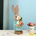 thumbnail image 4 of Easter Bunny Home Garden Bunny Decoration Creative Straw Bunny, 4 of 9