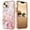 Pink, variant on Casetego for iPhone 12 Case,Shiny Bling Marble Full Body Protective Support Wireless Charing Bumper Rugged Anti-Scratch Hybrid Rubber Case Cover,Gold