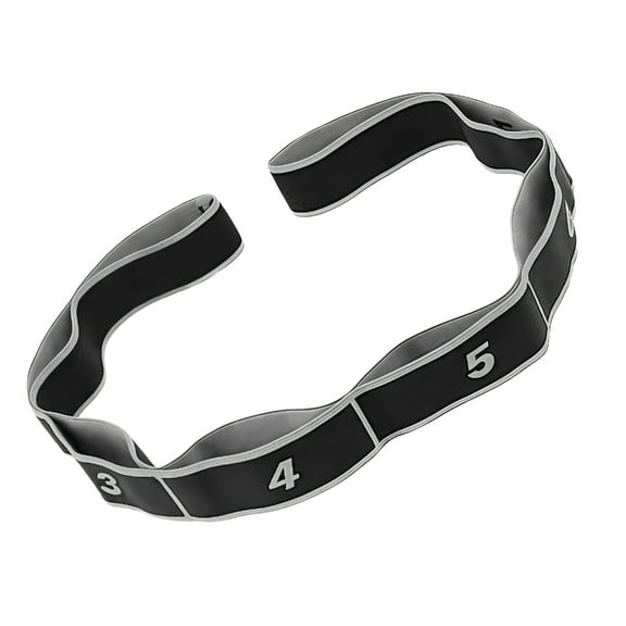 WINDLAND 8 Section Dance Stretching Belt Yoga Pull Strap Belt With Number Exercise Strap