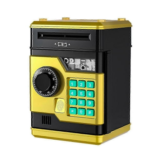 Electronic Piggy Bank ATM Password Money Box Safe Smart Fingerprint Automatic Banking Kids Gift Mon