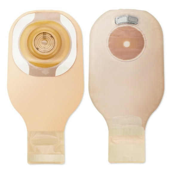Premier Flextend Ostomy Pouch Drainable 2.125" Stoma 12"L 1pc System Beige 86711, 5 Ct