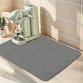 thumbnail image 4 of Unique Bargains Diatomaceous Stone Dish Drying Mat Dish Drying Mats Black 19.7*15.7 inch, 4 of 7