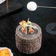 thumbnail image 3 of HWRETIE Desktop Mini Fireplace Stove Decorative Small Portable Home Tabletop Fireplace Ornament Indoor Outdoor Home Decor Display Prop, 3 of 7