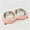 Pink, variant on Stainless Steel Pet Bowl, Tilted Anti-Slip Feeding Station for Cats & Dogs, Easy to Clean & Helps Prevent Dark Chin (Yellow, 600ml)