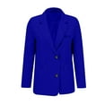 thumbnail image 3 of cocolona Womens Casual Blazers Long Sleeve Turndown Collar Blazer Business Office Work Suit Jacket Fall Outwear Coat 2025, 3 of 4