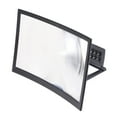 thumbnail image 1 of 1pc 12 Inches Foldable Mobile Phone Amplifier Stand Phone Screen Magnifier Bracket Curved Screen Magnifier Bracket (Black), 1 of 2