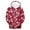 Red, variant on Hoodies For Men Men's Trendy Casual Christmas Sweater Fleece Digital Printing Hooded Sweatershirt Red L JE