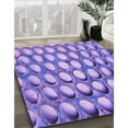 thumbnail image 3 of Ahgly Company Machine Washable Indoor Rectangle Transitional Bright Lilac Purple Area Rugs, 2' x 4', 3 of 7